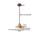 Natural Wood Wabi-sabi LED Pendant Lights Japan for Master Bedroom Hotel Bar Island Chandelier by Ljojo