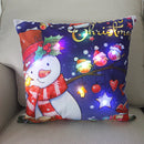 Ljojo LED Christmas Pillow Cover for Festive Holiday Decor