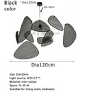 Japanese Handmade Rattan Vine Black Chandelier for Living Room by Ljojo