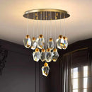 Ljojo Luxury Crystal Chandelier for Living Room, Dining, and Bedroom