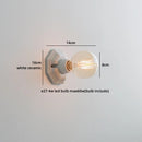Ljojo LED Ceramic Base Glass Wall Light Fixture for Bathroom Mirror