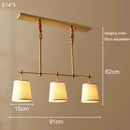 Copper Chandelier French Retro Pendant Lighting | Ljojo