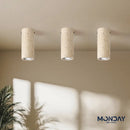 Travertine Stone Ceiling Downlight with E27 Bulb for Modern Home Decor by Ljojo