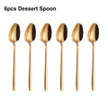 Ljojo 21 Piece Gold Cutlery Set - Stainless Steel 304 Elegant Tableware