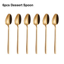 Ljojo 21 Piece Gold Cutlery Set - Stainless Steel 304 Elegant Tableware