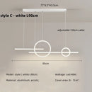 Aluminium Modern Dining Room Led Pendant Light by Ljojo - Stylish Indoor Lighting Fixture