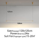 Nordic Minimalist Pendant Lamp for Kitchen Island Dining Table by Ljojo