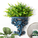 Ljojo™ Music Angel Resin Vase Wall Sticker Ornaments for Home Livingroom Wall Decoration
