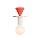 Ljojo Geometric Solid Wood LED Ceiling Chandelier Modern Nordic Minimalist Cream Dining Room Decor