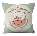 Ljojo Mini Embrace Pillowcase Household Suit 45*45cm Sofa Cushion Covers