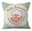 Ljojo Mini Embrace Pillowcase Household Suit 45*45cm Sofa Cushion Covers
