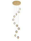 Ljojo Luxury Crystal Ball Chandelier for Modern Living Room Lighting