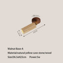 LED Stone Spotlight Wall Lamp Modern Travertine Bedside Reading Light by Ljojo
