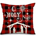 Christmas Decoration Pillowcase Ljojo Merry Christmas New Year Gift Sofa Cushion Cover