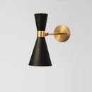Ljojo Minimalist Nordic Wall Light in Gold and Black for Bedroom, Bathroom, Hotel Lighting