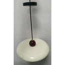 Modern Minimalist Restaurant Lamp: Cream Saucer Pendant by Ljojo