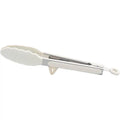 Ljojo 10 Silicone Non-Slip Cooking Clip Stainless Steel Kitchen Tongs BBQ Salad Tools