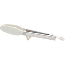 Ljojo 10 Silicone Non-Slip Cooking Clip Stainless Steel Kitchen Tongs BBQ Salad Tools