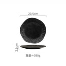 Ljojo Matte Ceramic Steak Plate Pasta Sushi Salad Molecular Cuisine Tableware