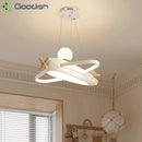 Modern Cute Cartoon Airplane LED Chandelier for Living Room by Ljojo