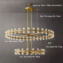 Vintage Living Room LED Pendant Light Crystal Lamp Brass/chromium/black Metal Dining Room Atmosphere Lighting by Ljojo
