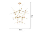 Nordic Modern Firefly Ceiling Chandelier Pendant Lamp for Home Baby Bedroom Living Room - Ljojo