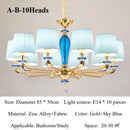LED Fabric Pendant Light Fixture Modern Nordic Style Dining Room Living Room Lamps by Ljojo