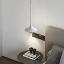 Ljojo LED Pendant Chandelier Modern Resin Nordic Bedroom Living Room Home Decor Hanging Lamp