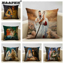 Jesus Decor Pillow Cover 45x45cm Home Sofa Art Decor Gift Ljojo