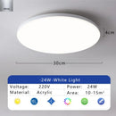 Ljojo LED Ceiling Light: Waterproof Dustproof Kitchen Bedroom Bathroom Living Room Indoor Lamp