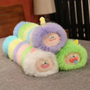 Colorful Caterpillar Plush Toy Doll by Ljojo - Cute Bed Pillow Gift