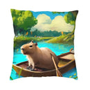 Capybara Nordic Cushion Cover by Ljojo - Home Decor Pillow Case