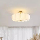 Ljojo Minimalist Glass Ceiling Light Modern Indoor Lamp for Home Decor Bedroom Living Room