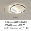 Ljojo Minimalist LED Ceiling Light for Bedroom, Dining, Living Room.