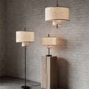 Ljojo Linen Cloth Boho Pendant Lamp for Home Decor and Lighting