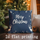 Ljojo Merry Christmas & Let it Snow Pillow Covers for Sofa, Bedroom, Car