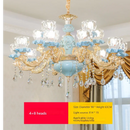 Crystal Chandelier Lamps for Bedroom | Luxury Minimalist Living Room Lighting by Ljojo