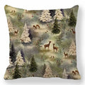 Ljojo Merry Christmas Pillowcase Cushion Cover for Festive Home Decor