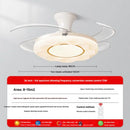Bohemian Flower Design Invisible Fan Lamp by Ljojo - Full Spectrum Light