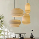 Nordic Wabi-Sabi Fabric Led Pendant Chandelier by Ljojo