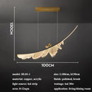 Ljojo Luxury Feather Pendant Lamp Modern Chandelier for Creative Restaurant Bar Exhibition Hall