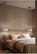 Natural Stone Pendant Lamp Minimalist Round LED Chandelier by Ljojo - Indoor Lighting Decor