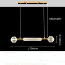 Nordic Glass Snowflake LED Pendant Lights for Home Decor | Modern Minimalist Chandelier by Ljojo
