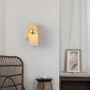 LED Wall Light Real Stone Indoor Bedroom Foyer Bathroom Mirror Novelty Lamp by Ljojo