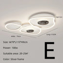 Nordic Design LED Ceiling Pendant Light | Metal Silver Chandelier for Home Decor | Ljojo