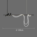 Nordic Hose LED Chandelier for Kitchen Dining Living Room - Minimalist Home Decor by Ljojo