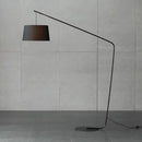 Danish Nordic Designer LED Floor Lamp for Living Room Luxury Style Fabric Shade Metal Base E27 - Ljojo