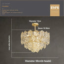 Ljojo French Luxury Crystal Chandelier for Romantic Master Bedroom and Grand Dining Room