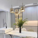 Modern Glass Chandelier Pendant Lamp by Ljojo for Dining Room & Kitchen Island