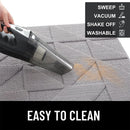 Ljojo Low-Profile Indoor Entry Doormat 80x120 - Non-Slip Absorbent Washable Rug